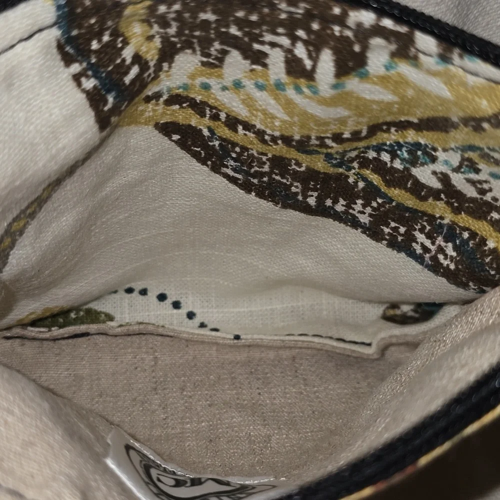 MC Coin Purse with double-sided pattern, boho wristlet