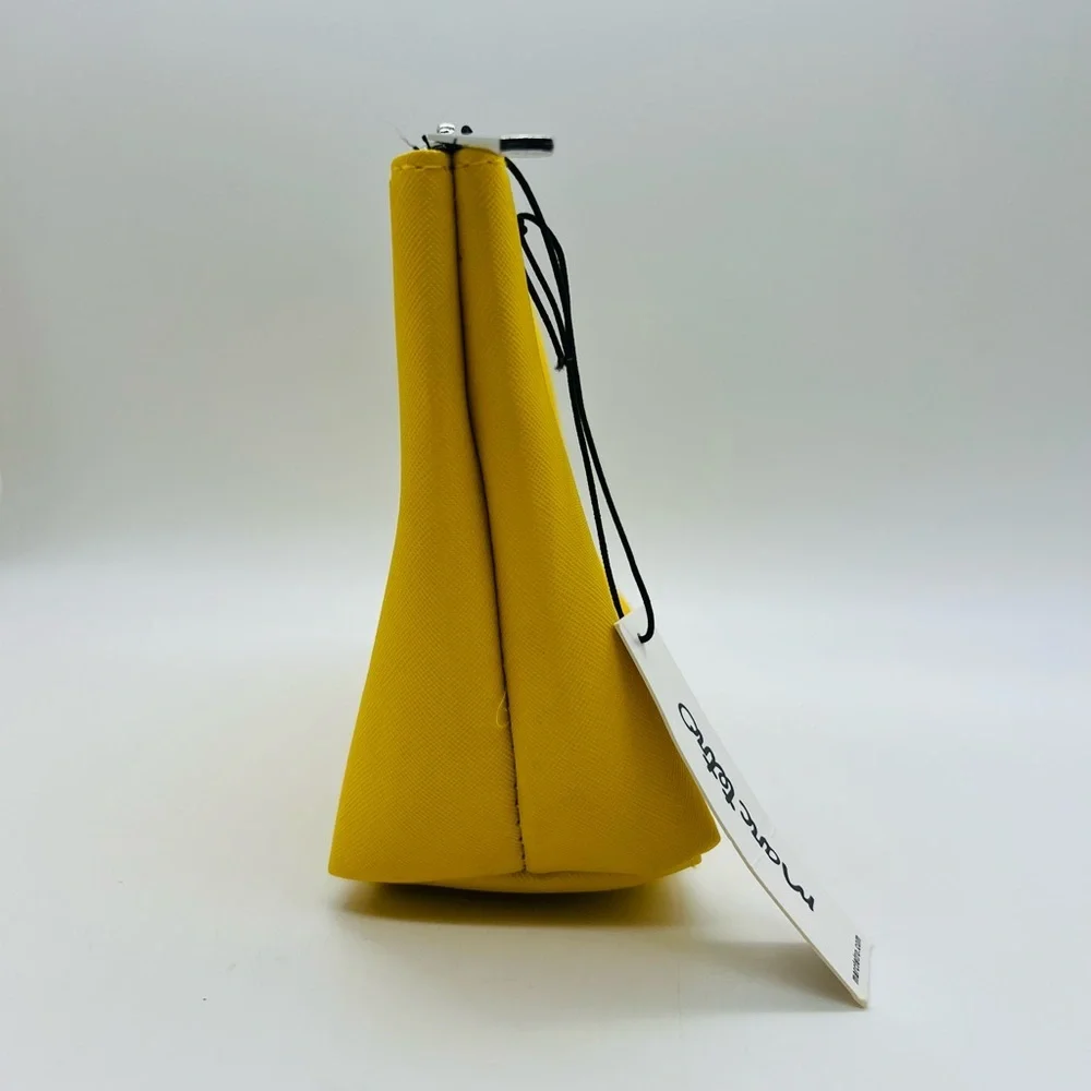 Marc Tetro Yellow Boston Terrier Cosmetic Pouch NWT