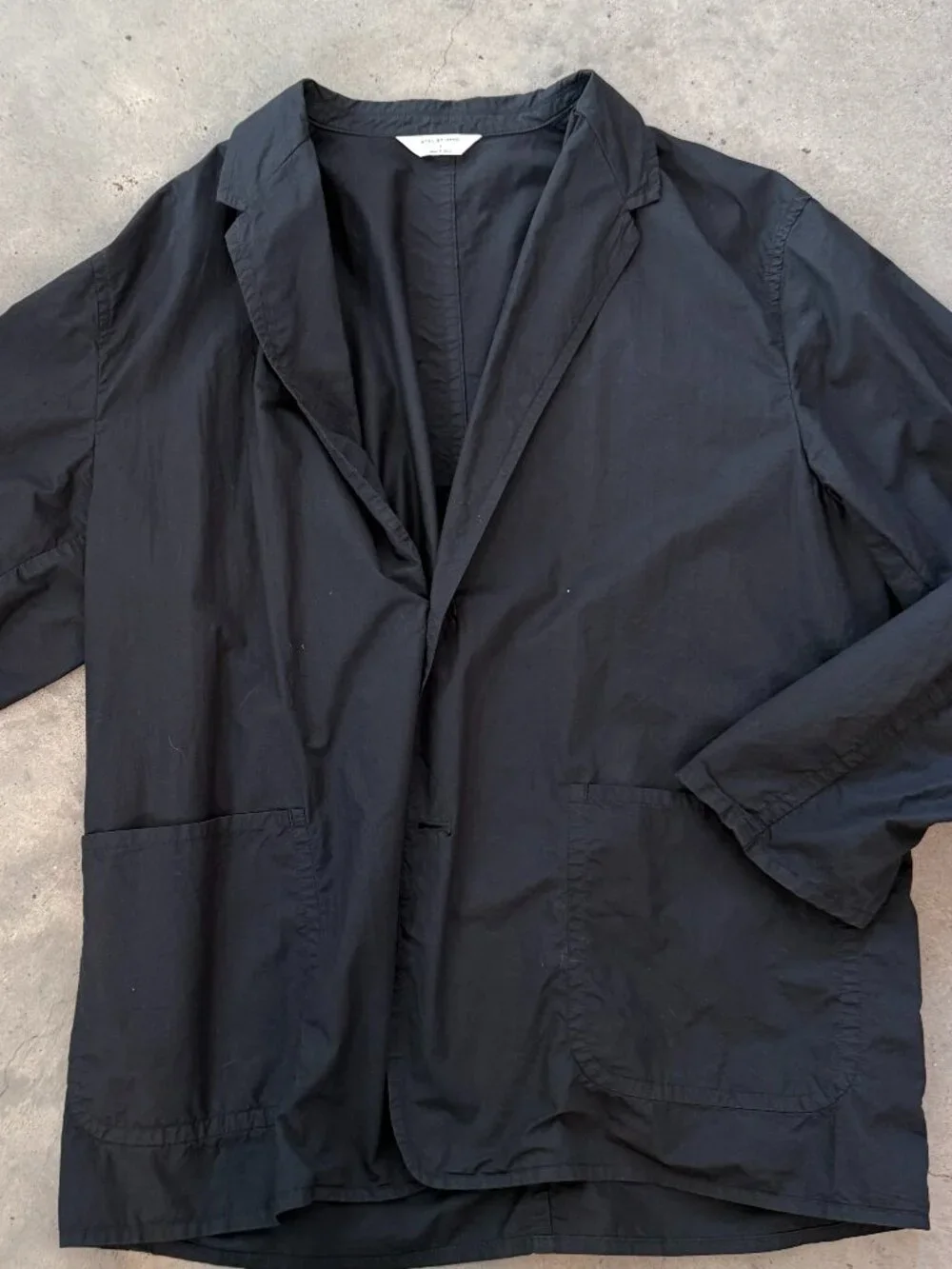 Still By Hand - Black 2 Button Studio Blazer - Size 3 (L/XL)