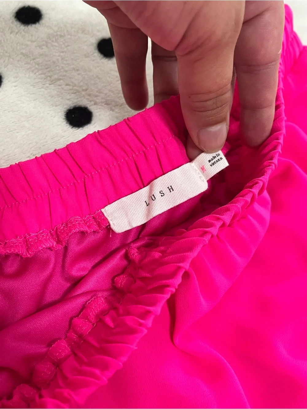 Lush Neon Pink Tulip Maxi Skirt Size M