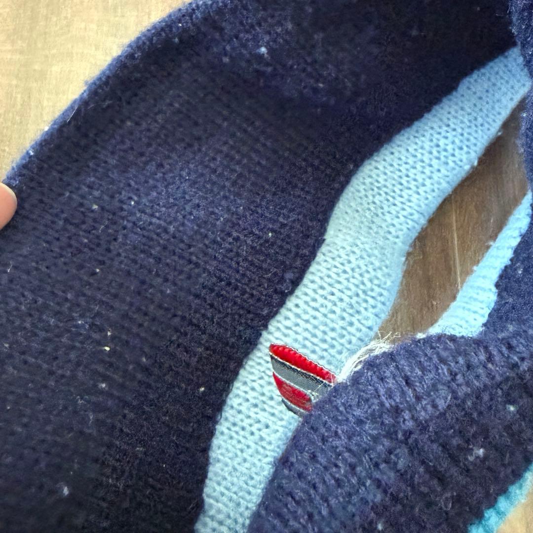 90s Old Vans Hairband Embroidered Logo Skate Item Blue