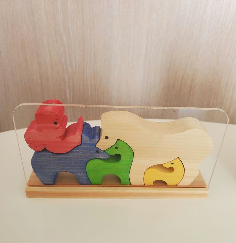 【Handmade】2026 Year of the Horse Wooden Educational Puzzle Ornament