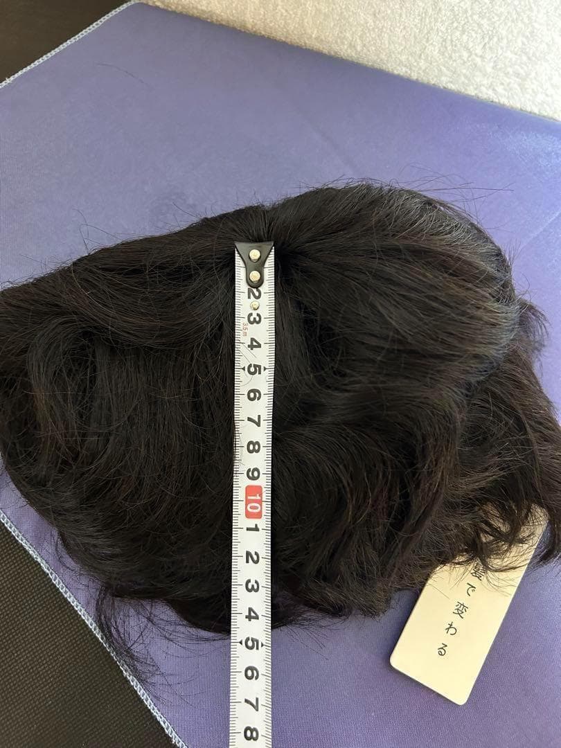 J&S Wig Men's Human Hair Full Wig Short Men's Wig Handsome