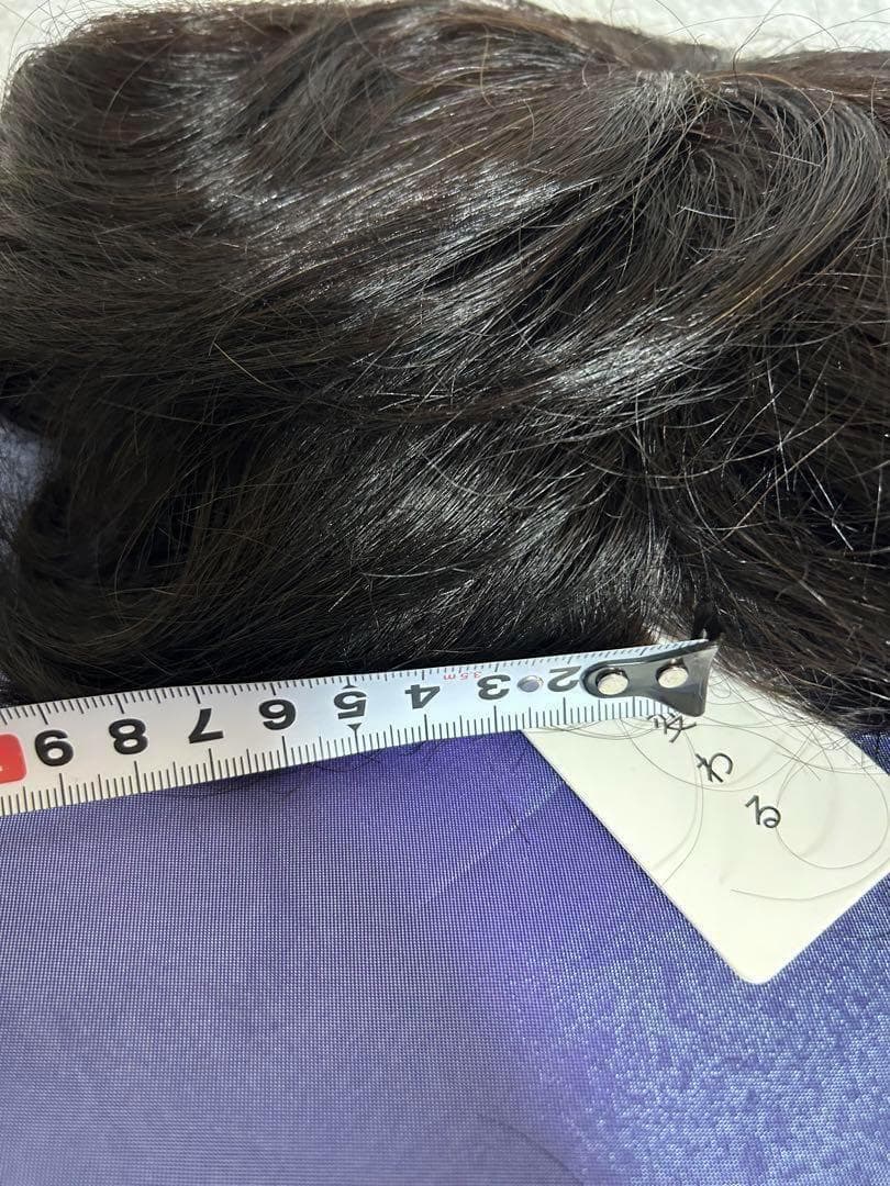 J&S Wig Men's Human Hair Full Wig Short Men's Wig Handsome