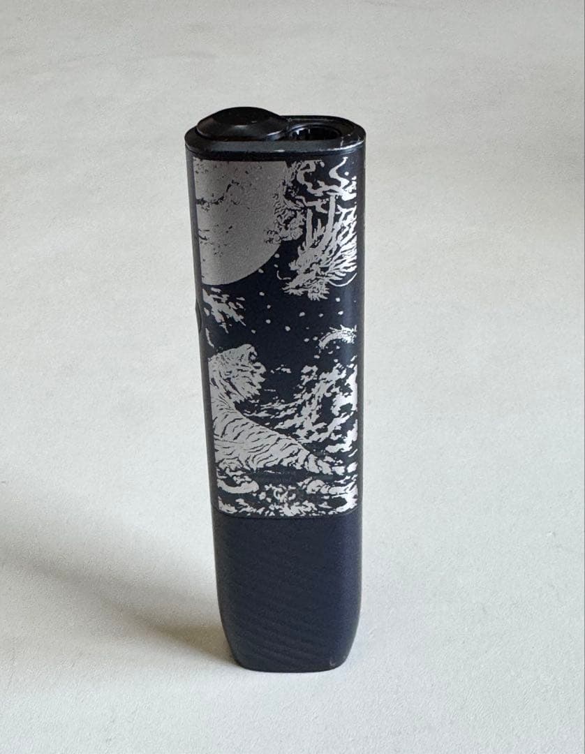 ★IQOS ILUMA i ONE Custom Midnight Black LED Orange★